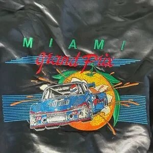 style auto | Jackets & Coats | Vintage 983 Miami Grand Prix Racing 
